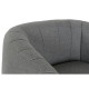 Armchair DKD Home Decor Black Grey Foam Wood Metal 81 x 75 x 73 cm