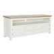 Mueble de TV DKD Home Decor Beige Natural Madera de Paulonia 134,5 x 35 x 55 cm