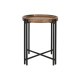 Small Side Table Home ESPRIT Wood Metal 50 x 50 x 60 cm