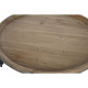 Mesa de Centro Home ESPRIT Madera Metal 90 x 90 x 45 cm