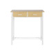 Conjunto de Mesa con 2 Sillas DKD Home Decor Metal Madera MDF 80 x 50 x 84 cm