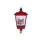 Street lamp DKD Home Decor White Red Metal 30 x 30 x 180 cm