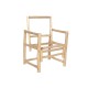 Armchair Home ESPRIT White Beige Natural Cotton 61 x 50 x 90 cm