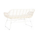 Conjunto de Sofá y Mesa DKD Home Decor Metal ratán sintético 124 x 74 x 84 cm