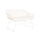 Conjunto de Sofá y Mesa DKD Home Decor Metal ratán sintético 124 x 74 x 84 cm