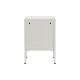 Nightstand Home ESPRIT White Metal 35 x 35 x 51 cm