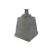 Lámpara de mesa Home ESPRIT Blanco Gris Resina 35,5 x 35,5 x 79 cm