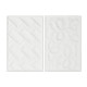 Painting Home ESPRIT Modern With relief 58,5 x 4 x 92,5 cm (2 Units)