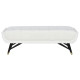 Banqueta Home ESPRIT Blanco Negro 120 x 40 x 42 cm