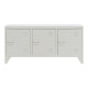 TV furniture Home ESPRIT White Metal 120 x 40 x 58 cm