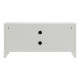 TV furniture Home ESPRIT White Metal 120 x 40 x 58 cm