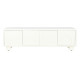 Mueble de TV DKD Home Decor Blanco Madera MDF 160 x 37 x 50 cm