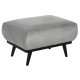 Banqueta DKD Home Decor Negro Gris 70 x 50 x 42 cm