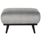 Banqueta DKD Home Decor Negro Gris 70 x 50 x 42 cm