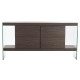 Sideboard DKD Home Decor Crystal MDF Wood (160 x 45 x 80 cm)