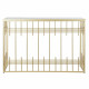 Consola DKD Home Decor Cristal Negro Dorado Metal 120 x 40 x 81 cm