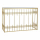 Consola DKD Home Decor Cristal Negro Dorado Metal 120 x 40 x 81 cm
