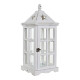 Lantern DKD Home Decor White Crystal Pinewood (21 x 21 x 51 cm)