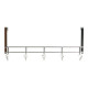 Perchero para Puertas DKD Home Decor 8424001835256 Transparente Plateado Metal 47 x 10 x 22 cm