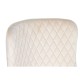 Silla de Comedor DKD Home Decor Beige Metal Poliéster (56 x 51 x 84 cm)