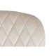 Silla de Comedor DKD Home Decor Beige Metal Poliéster (56 x 51 x 84 cm)