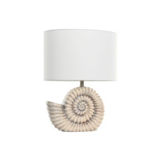 Lámpara de mesa Home ESPRIT Blanco Beige