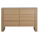 Cajonera Home ESPRIT Natural Gris claro Moderno 120 x 40 x 80 cm