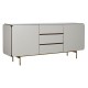 Aparador Home ESPRIT Blanco Marrón Dorado Madera Madera MDF 183 X 41,5 X 80 cm