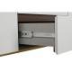 Aparador Home ESPRIT Blanco Marrón Dorado Madera Madera MDF 183 X 41,5 X 80 cm