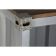 Shelves Home ESPRIT Grey Sky blue Metal MDF Wood 87 x 44 x 168,5 cm