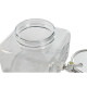 Water Dispenser Home ESPRIT Transparent Metal Silicone Crystal ABS 3,5 L 19 x 25 x 16 cm