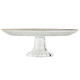 Flat Plate Home ESPRIT Transparent Golden Crystal 23 x 23 x 8 cm