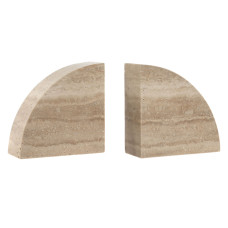 Bookend Home ESPRIT Brown Marble 24,5 X 5 X 12,3 cm