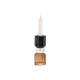 Portavelas Home ESPRIT Gris Ambar Cristal 5,5 X 5,5 X 14,7 cm