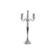 Candle Holder Home ESPRIT Silver Aluminium Chromed 42 x 42 x 70 cm