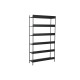 Shelves Home ESPRIT Black Metal 100 x 30 x 180 cm