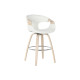 Taburete Home ESPRIT Blanco Madera 55,5 x 52,5 x 92,5 cm