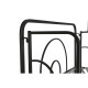 Shelves Home ESPRIT Black Metal 60 x 27 x 160 cm