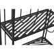 Shelves Home ESPRIT Black Metal 60 x 27 x 160 cm