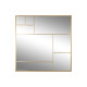 Espejo de pared Home ESPRIT Dorado 90 x 2 x 90 cm
