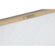 Painting Home ESPRIT White Golden Canvas MDF Wood Flower Romantic 60 x 3 x 60 cm (2 Units)