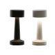 Lámpara de mesa Home ESPRIT Blanco Negro 9 x 9 x 21 cm (2 Unidades)