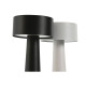 Lámpara de mesa Home ESPRIT Blanco Negro 9 x 9 x 21 cm (2 Unidades)