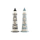 Lighting decoration Home ESPRIT Wood Sailor Headlight 14 x 14 x 40 cm (2 Units)