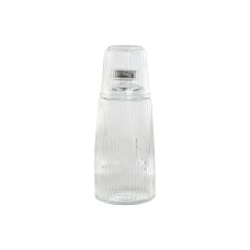 Botella de Agua Home ESPRIT Transparente Cristal 240 ml 1 L