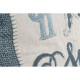 Cushion Home ESPRIT Blue Beige Silver Mediterranean 45 x 15 x 45 cm