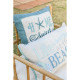 Cushion Home ESPRIT Blue Beige Silver Mediterranean 45 x 15 x 45 cm