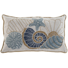 Cojín Home ESPRIT Mediterráneo Caracola 60 x 10 x 35 cm
