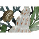Decoración de Pared Home ESPRIT Azul Dorado Mediterráneo 55 x 4 x 48 cm (2 Unidades)
