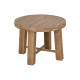 Small Side Table Home ESPRIT Brown Fir MDF Wood 60 x 60 x 45 cm